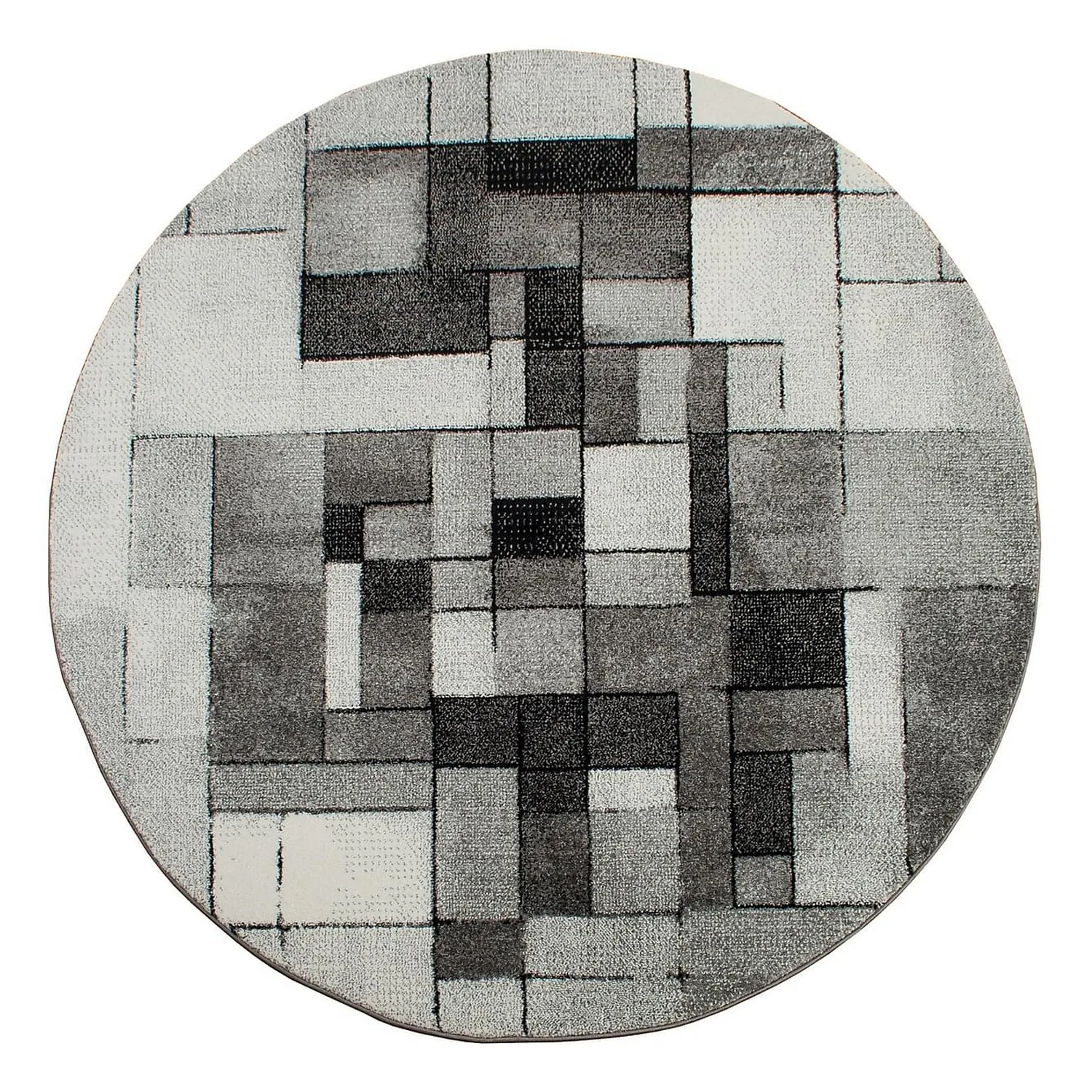 Friezematta KM Carpets London Abstrakt Rund