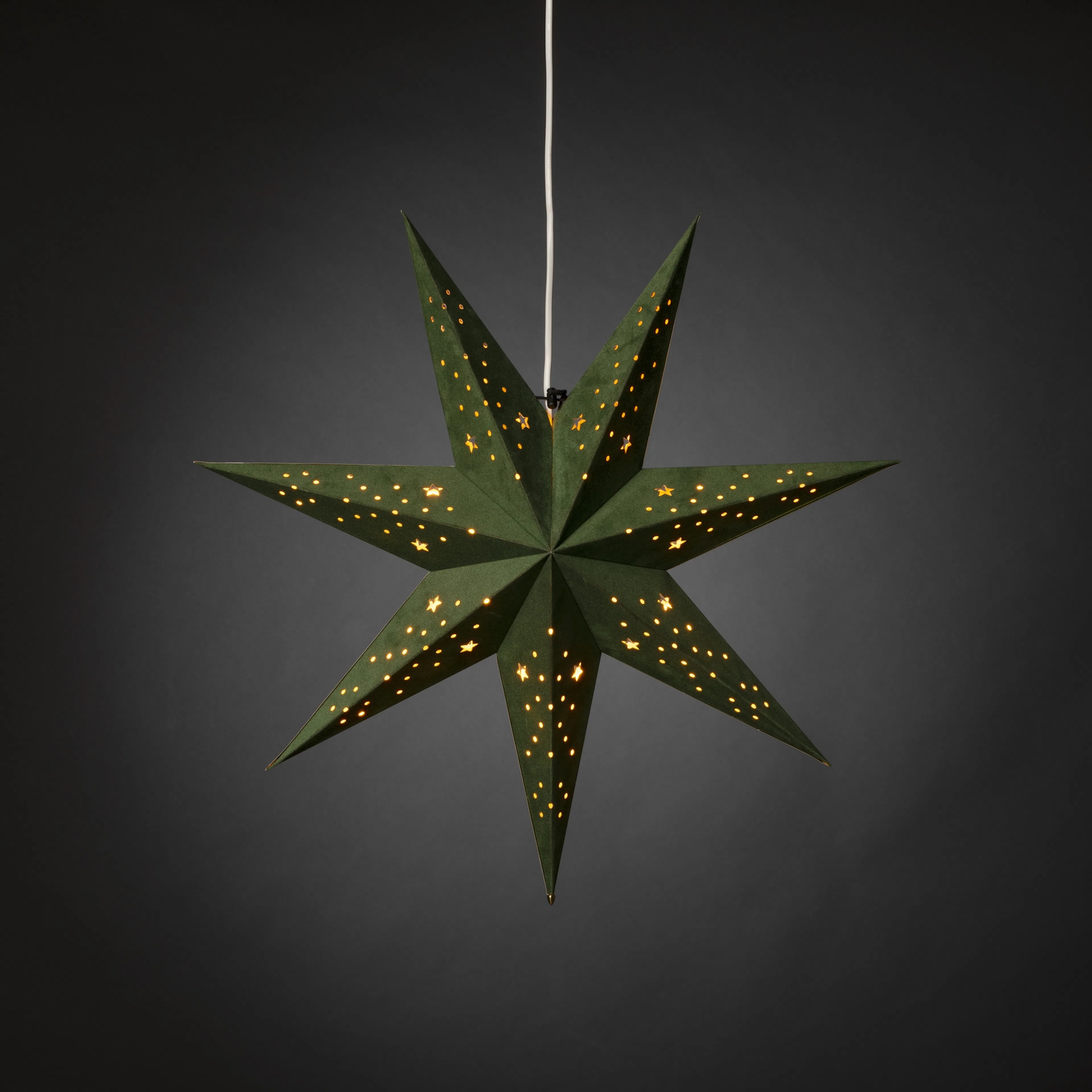 Adventsstjärna Gnosjö Konstsmide 5950 Sammet 60 cm