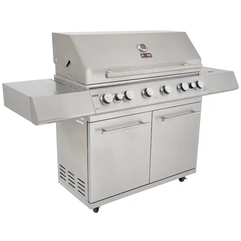 Gasolgrill Kobe 6+1+1 Rostfritt Stål