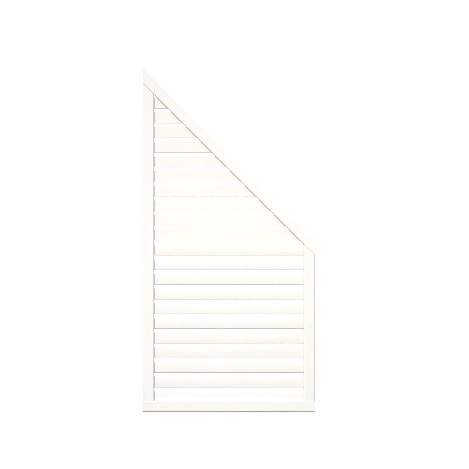 Skärm Palmako Nina3 90x180/90 cm Vitmålad