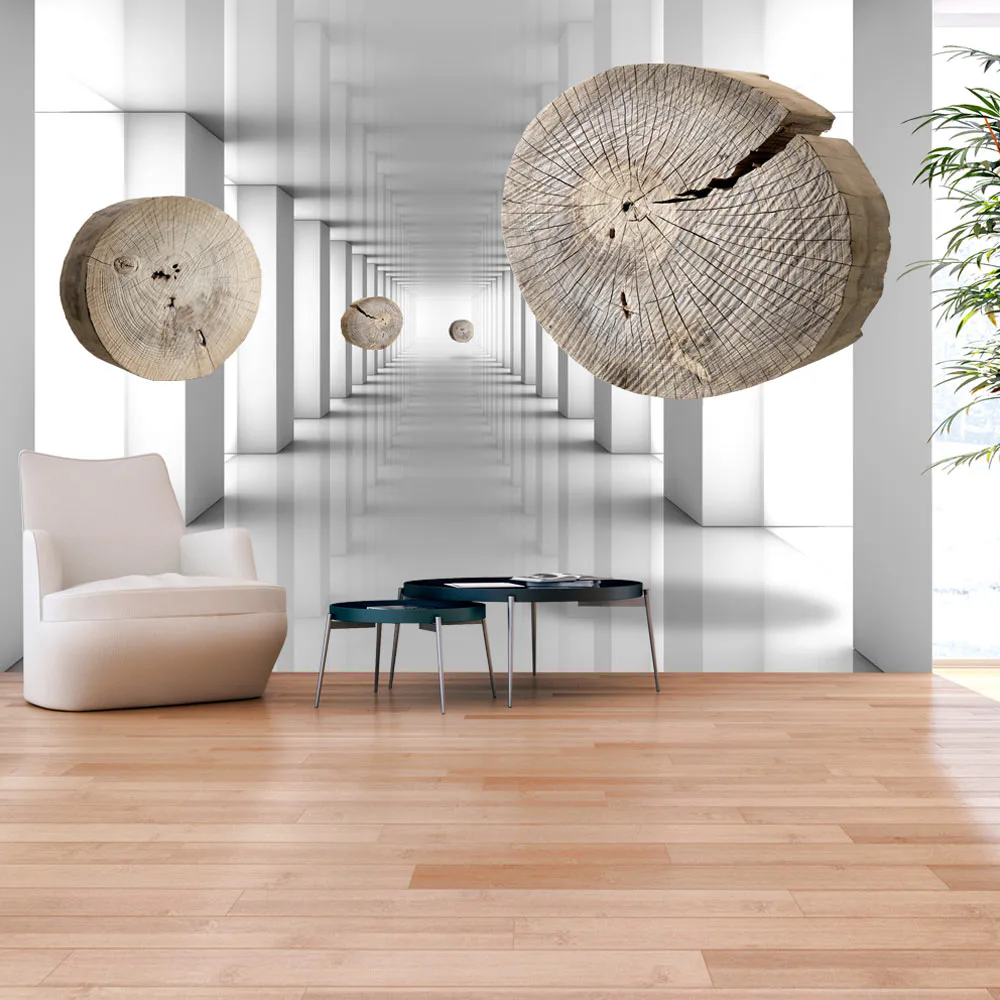 Fototapet Arkiio Självhäftande Inventive Corridor