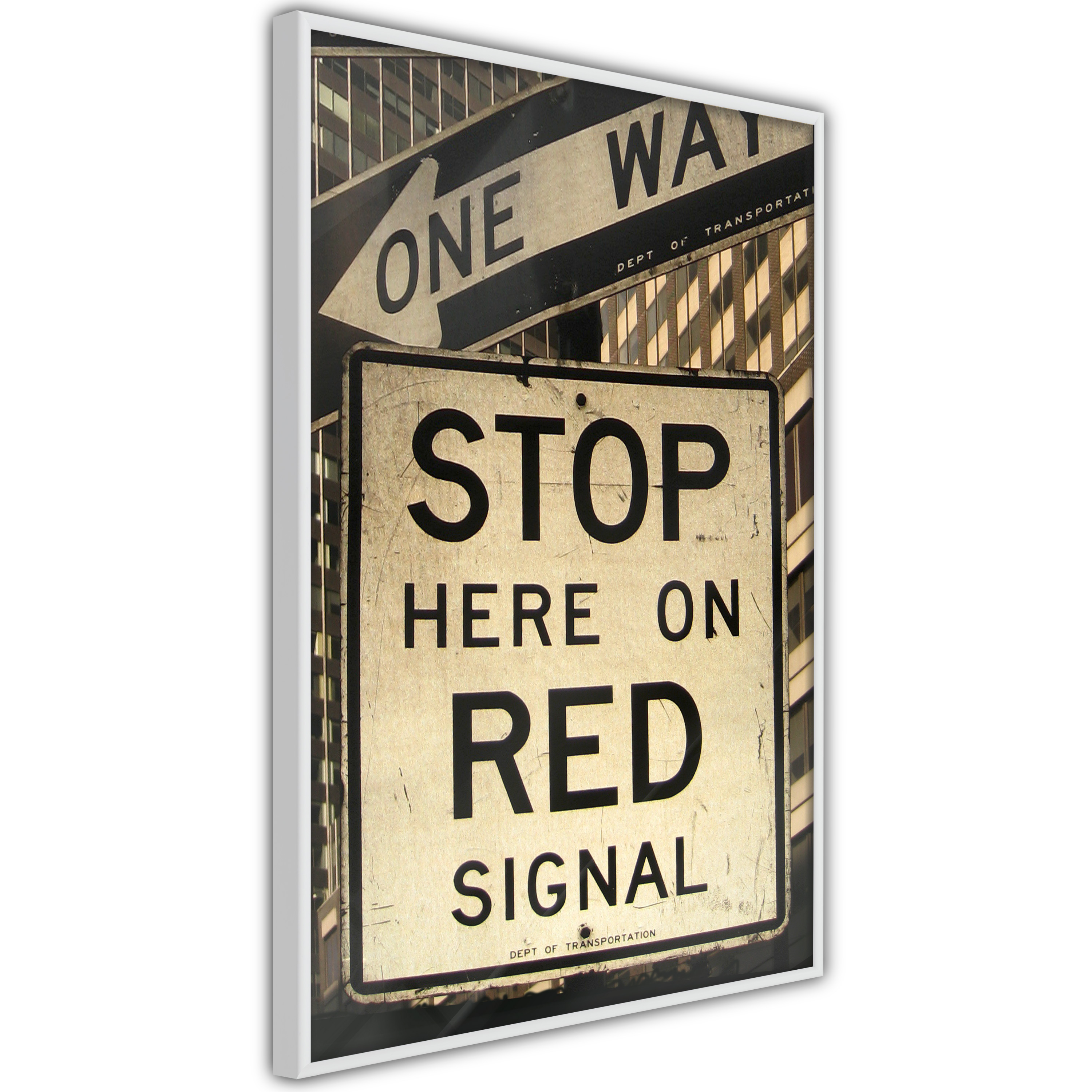 Poster Artgeist Affisch Road Signs