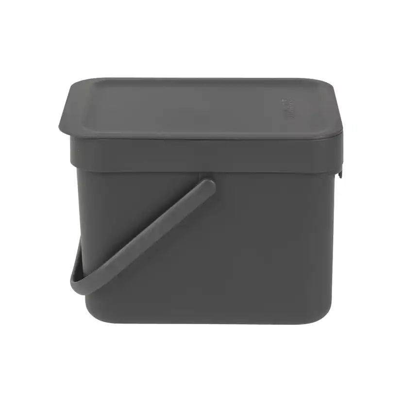 Papperskorg Brabantia SORT & GO 6 L Anthracite Färg: Anthracite, Volym: 6 l