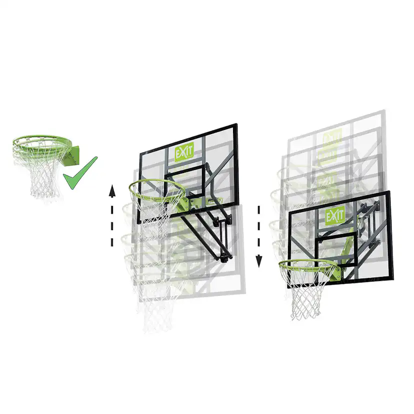 Basketkorg Exit Toys Galaxy för Väggmontering Dunkbar