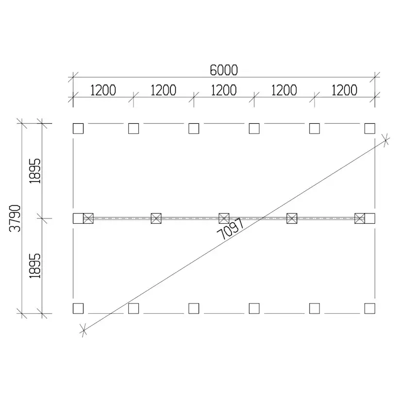 Attefallshus Vibostugan Njuta 25-1 24,3 m² Trähus med Sadeltak