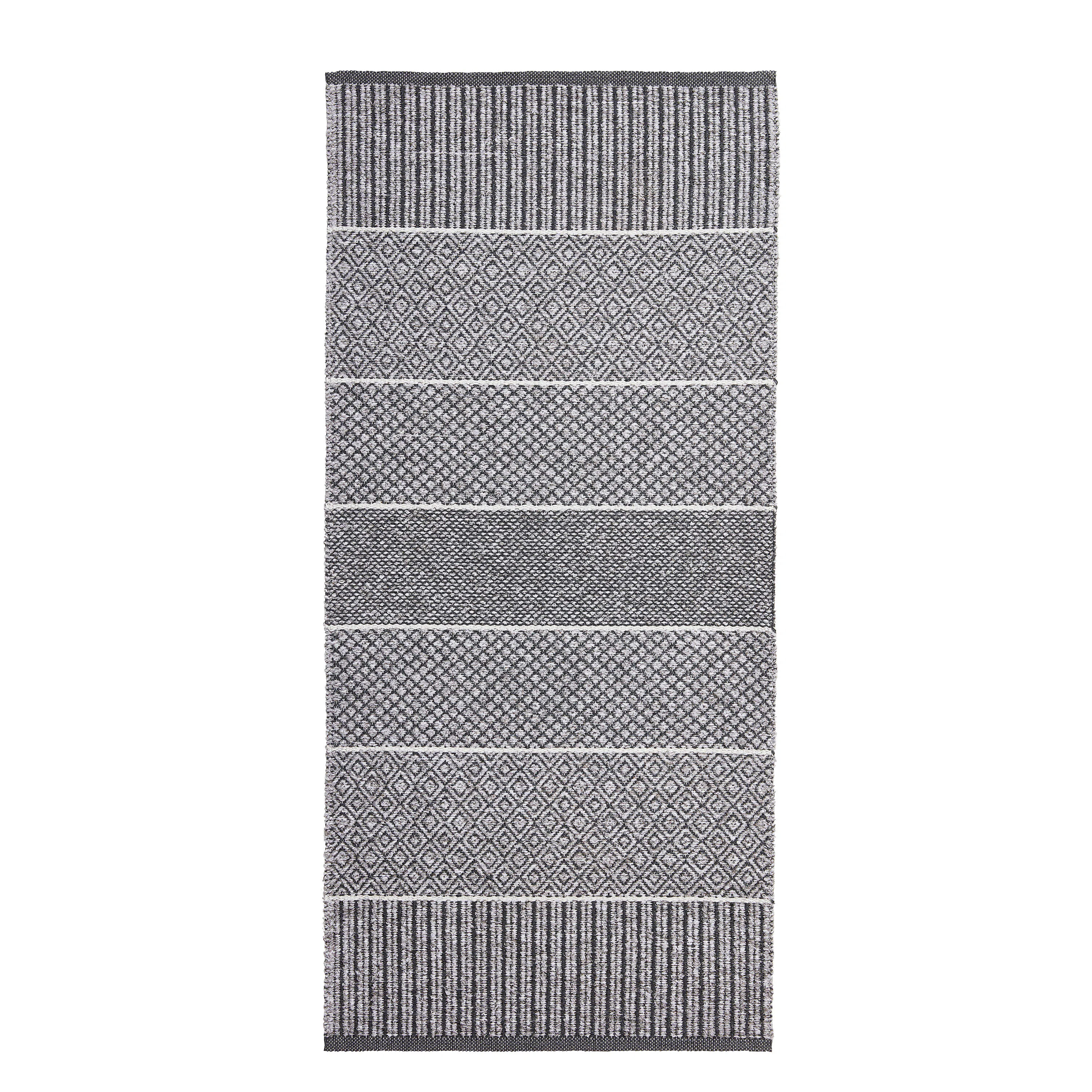 Mixed Alice Grey 70x150 Grå, 70x150 cm