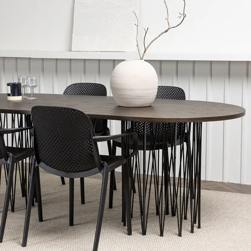 Matgrupp furniture/fashion Stone med 4 Baltimore Stolar