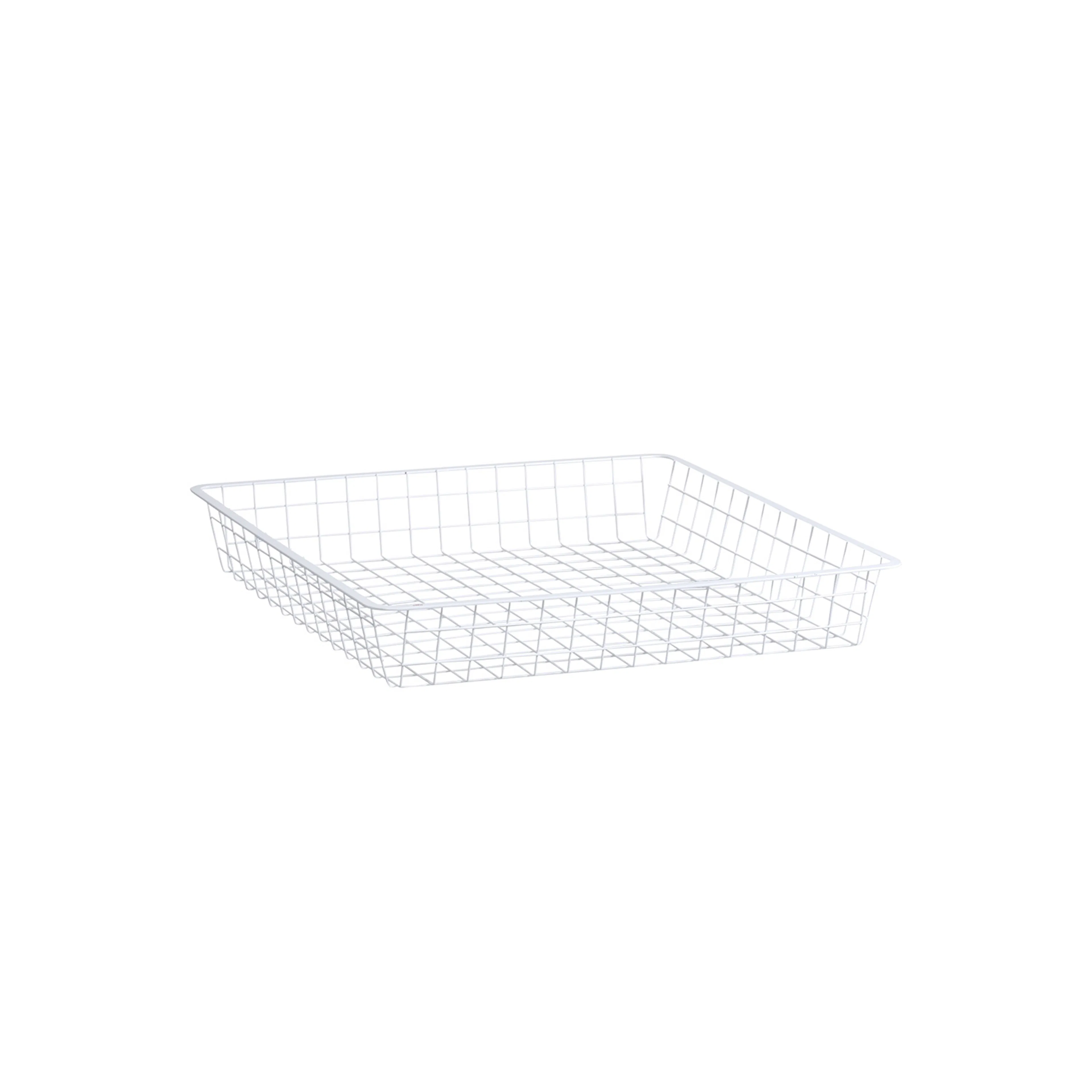 Trådback  527x527x85 mm    vit Mått 527 x 527 x 85 mm. Vit.