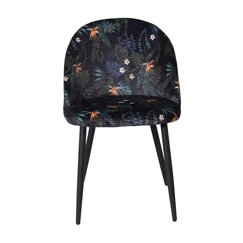 Matstol Venture Home Velvet Blommönstrad