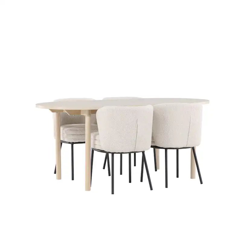 Matgrupp Venture Home Andy 180 med 4 st Agnes Stolar
