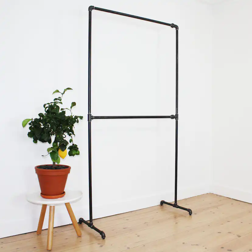 Klädställning Simple Racks Soho Fristående Dubbel