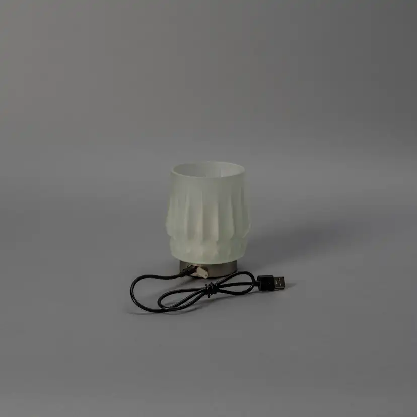 LED-ljuslykta Gnosjö Konstsmide No.1 10x11 cm USB-C
