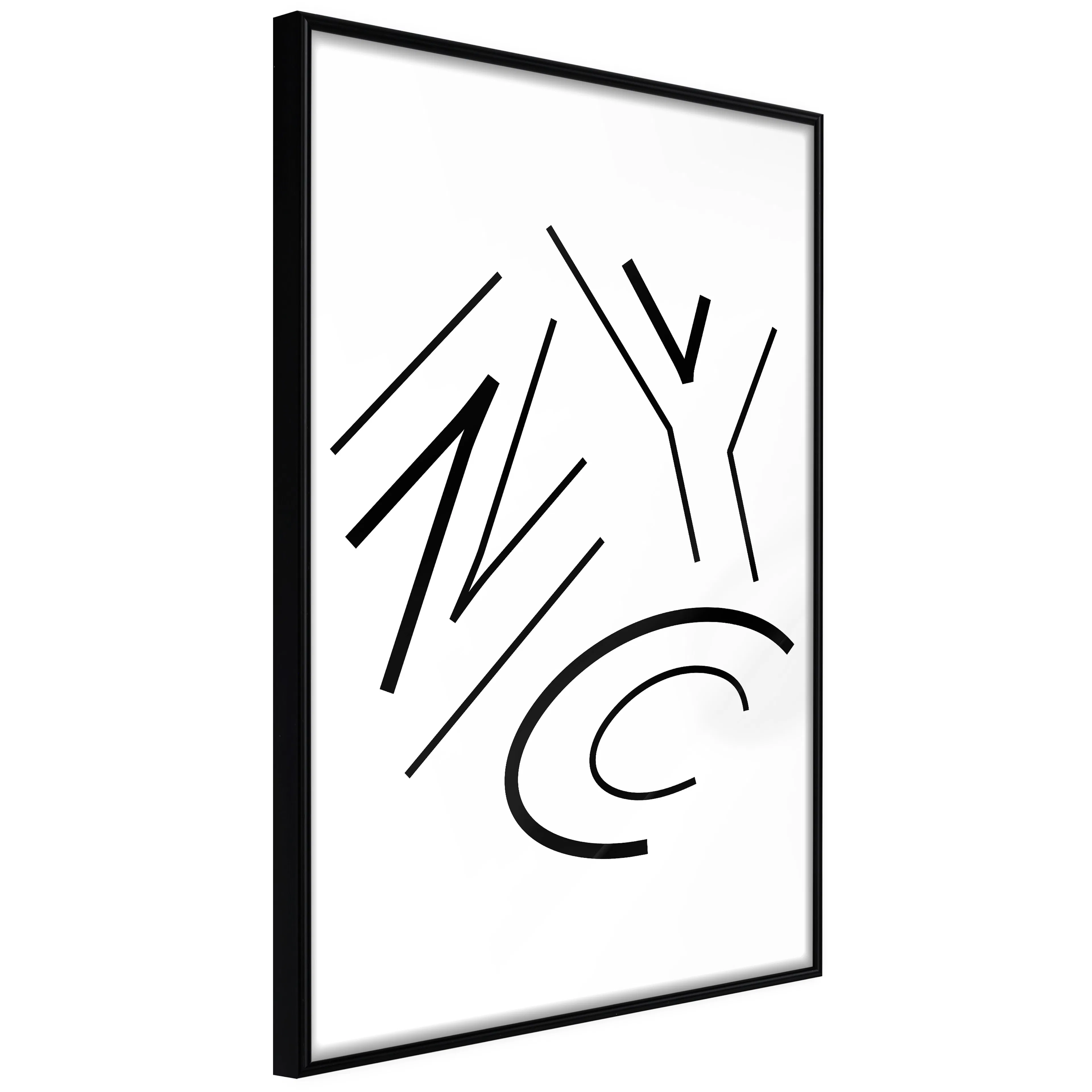Affisch - NYC [Poster] 40x60 Svart ram, 40x60 cm
