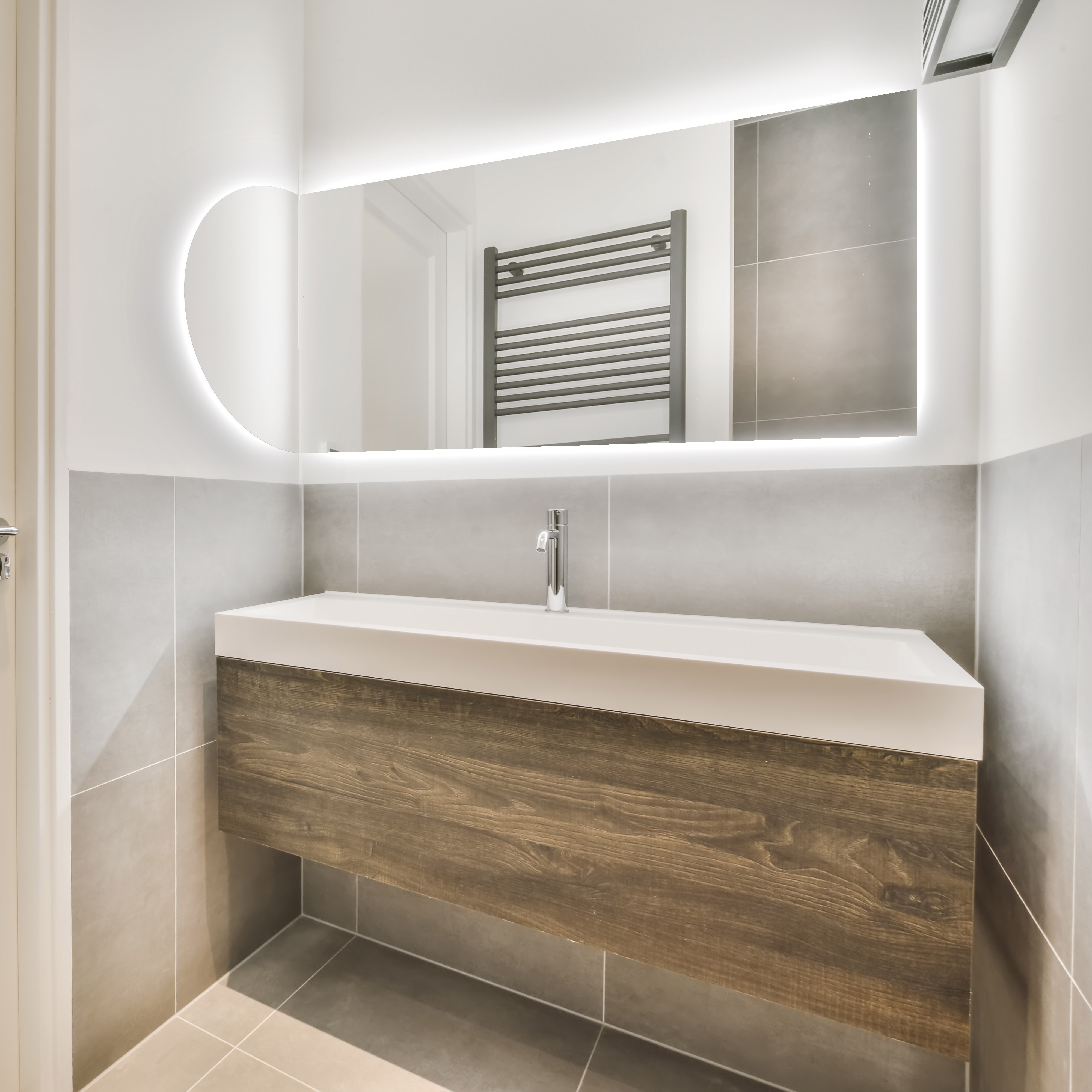 Spegel Vidi Aura med LED-belysning