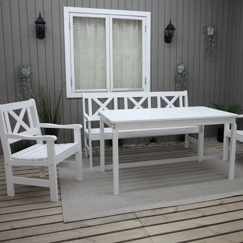 Matbord Baltic Garden Europe Vit