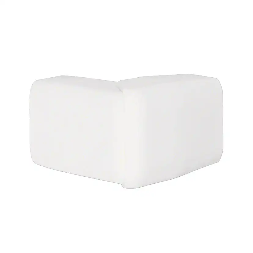 Ytterhörn till Minikanal Hager ATA/ATH Flexibelt Halogenfri Vit RAL 9016