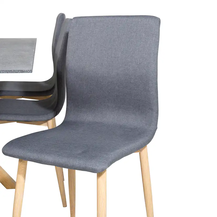 Matgrupp Venture Home Piata med 6 Walter Stolar Polyestertyg