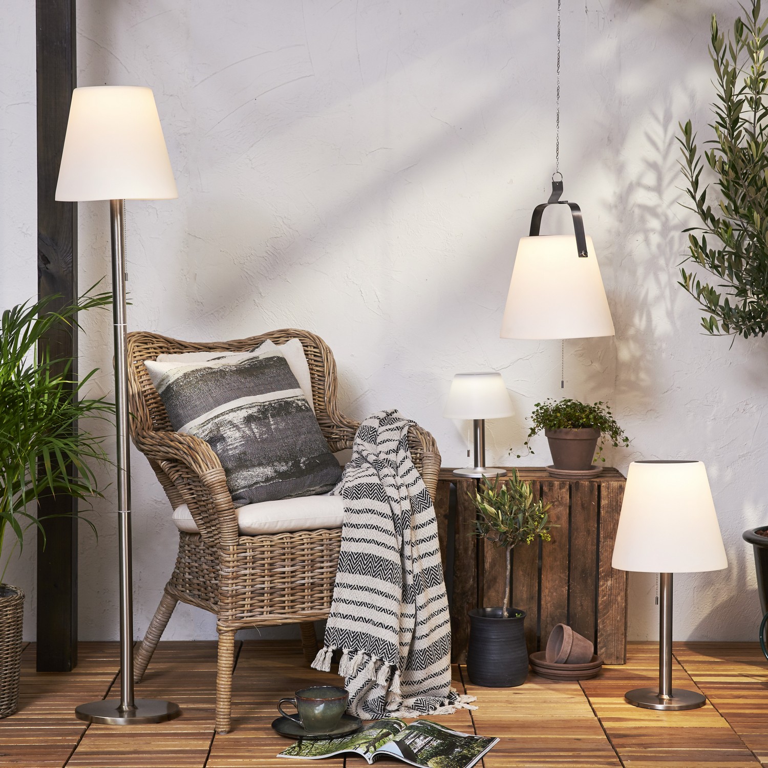 Solcellsdekoration Star Trading Solia Shade 26 cm