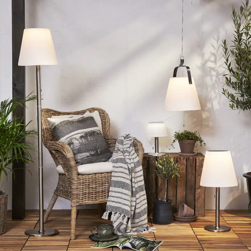 Solcellsdekoration Star Trading Solia Shade 26 cm