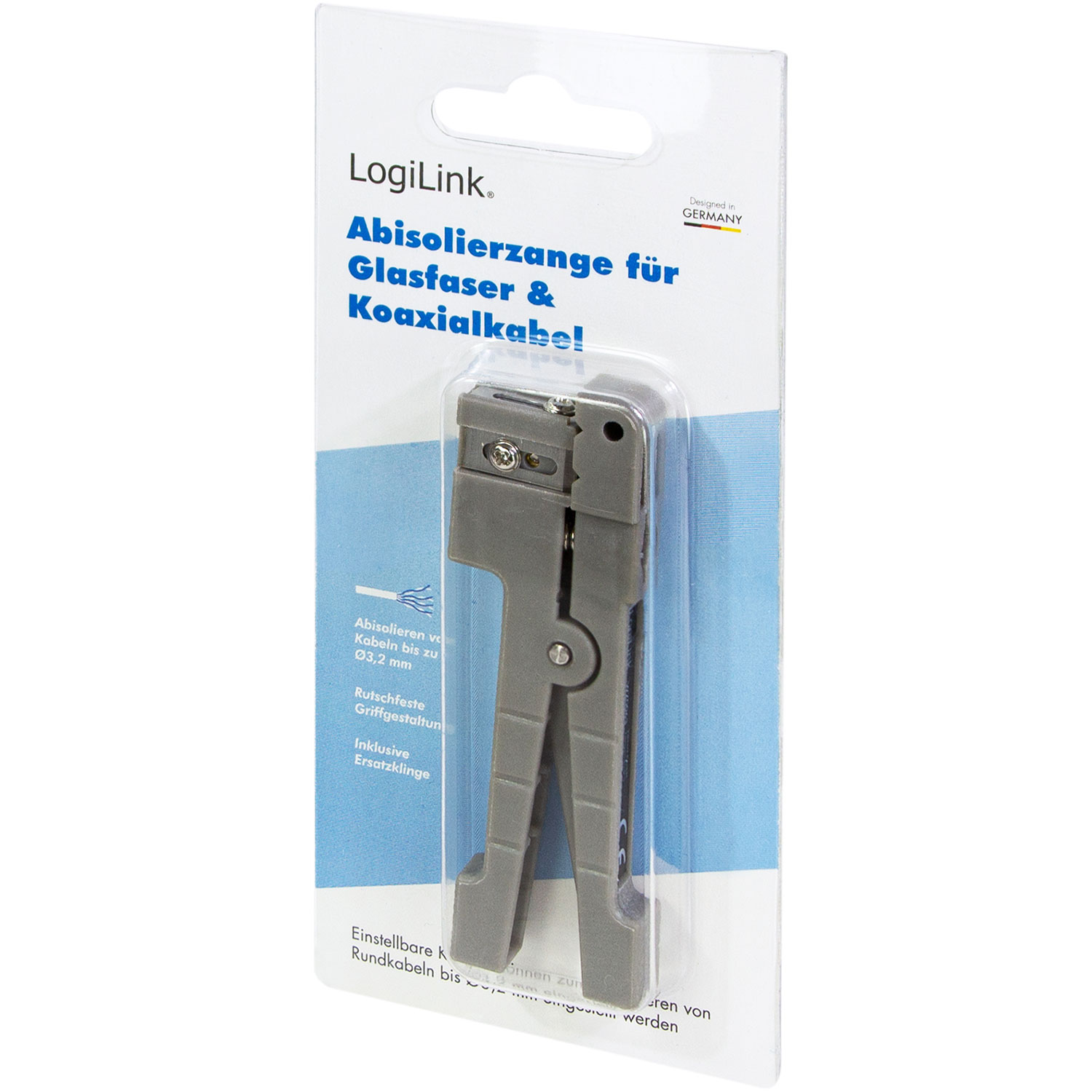 Kabelskalare LogiLink För Fiber-, coax- och kopparkabel Max Ø 3,2 mm