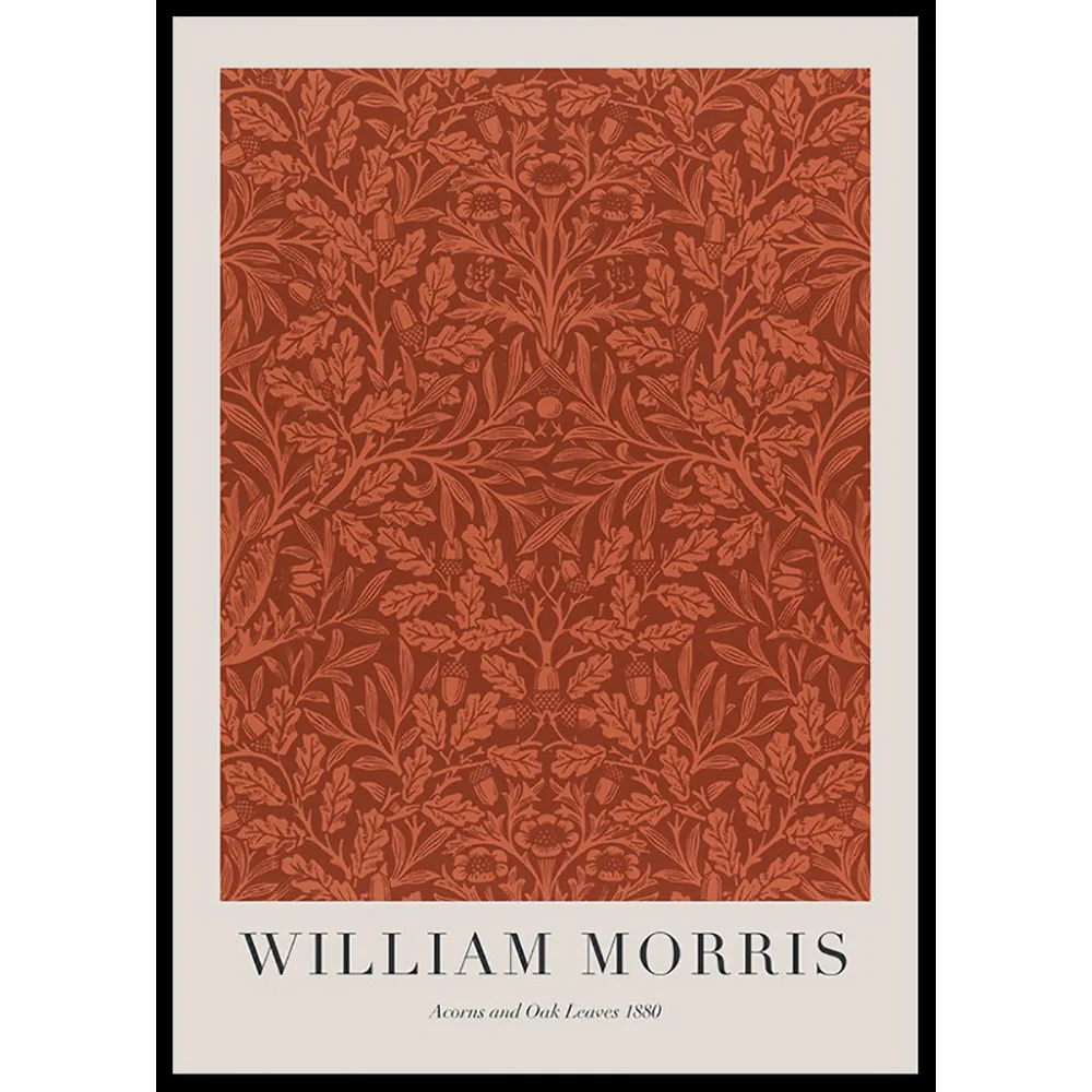 Poster Gallerix William Morris Acorns And Oak Leaves 1880