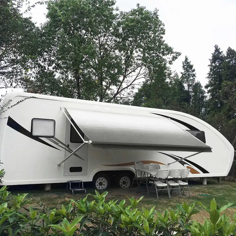 Markistält 5*2,5m - väggmonterad 5 m