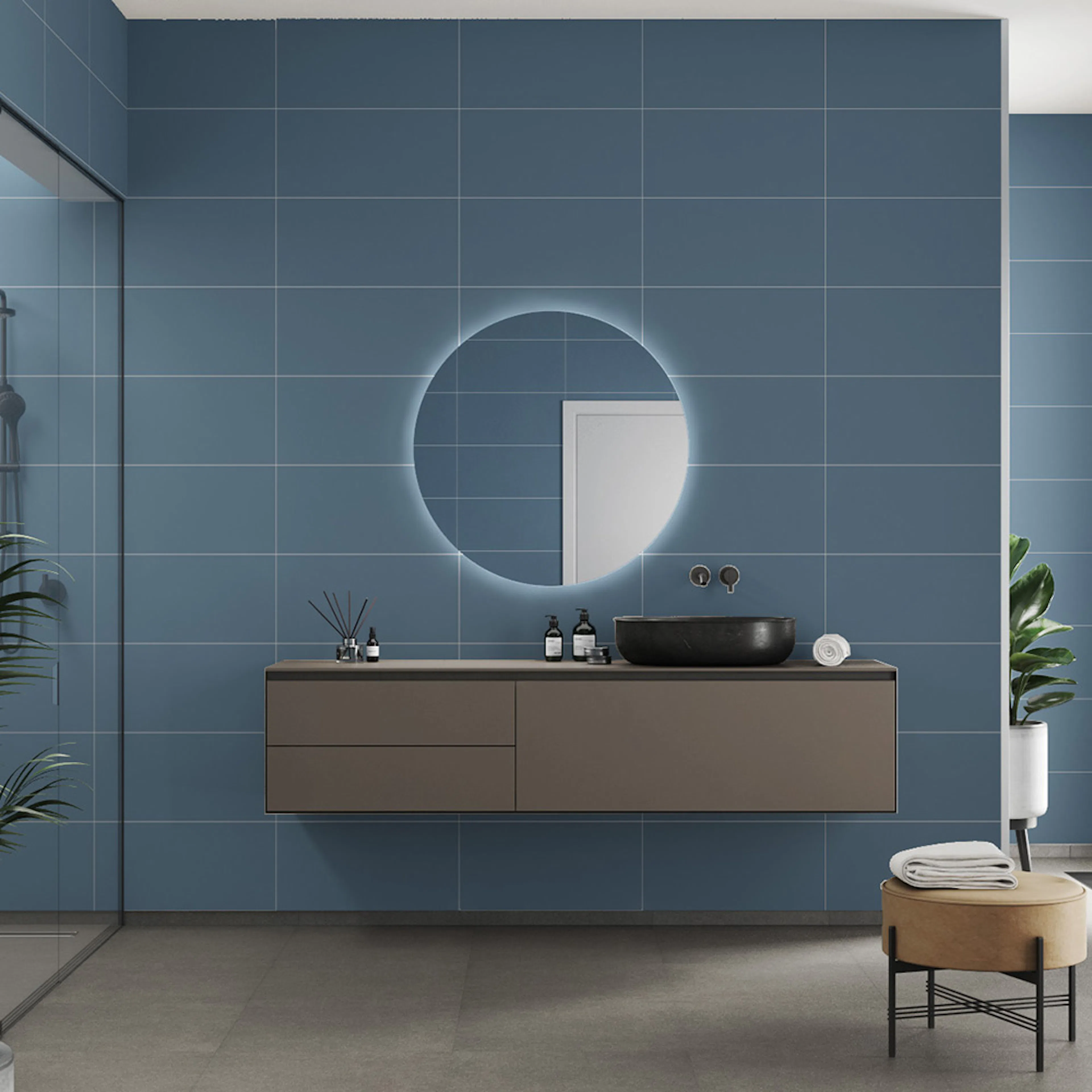 Våtrumsskiva Fibo 11x620x3020 Dusty Blue 6274-LM6030EM