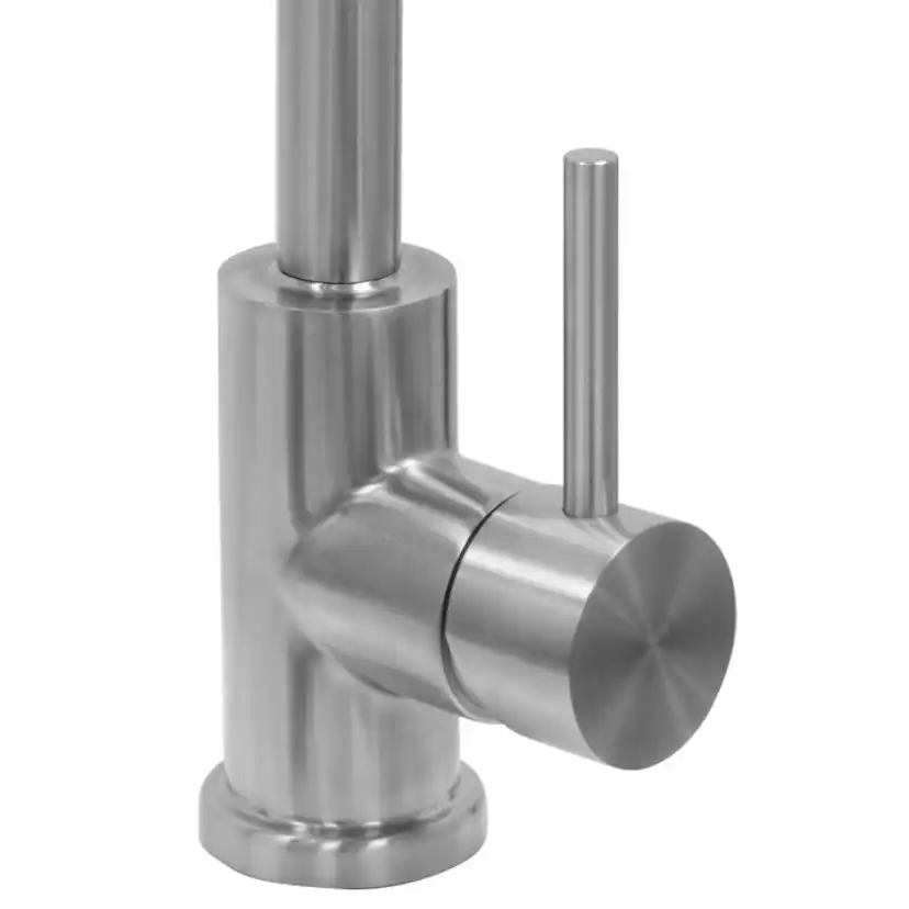 Köksblandare Strand Stainless Solid SO-1008E Rostfri Engreppsblandare Svängbar Pip