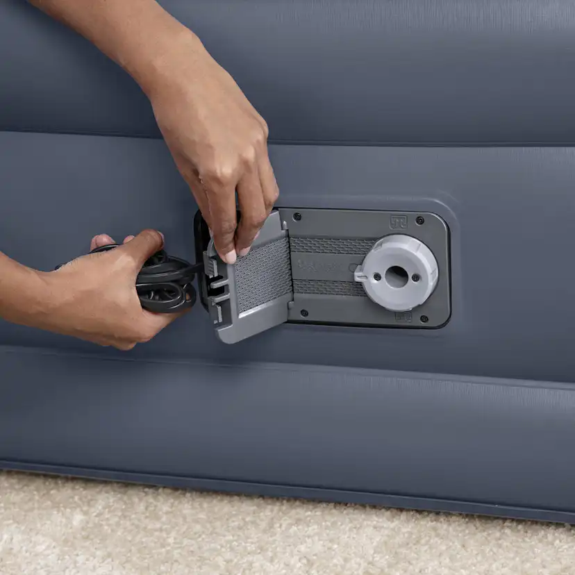 Uppblåsbar Madrass Bestway Tritech Airbed Queen Med Gavel