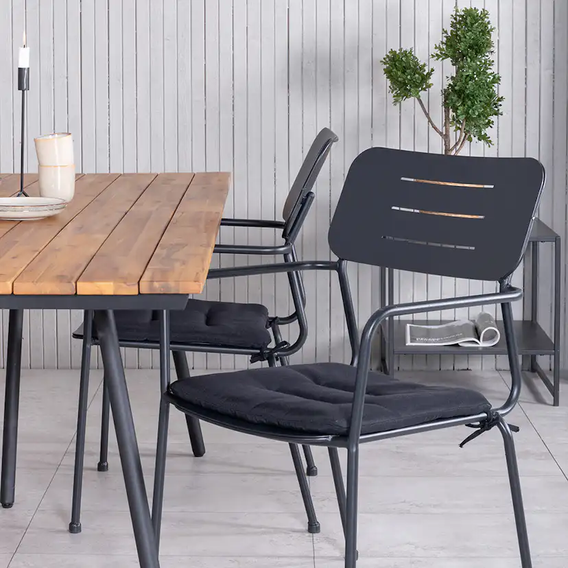 Matgrupp Venture Home Chane med 4 Nime Matstolar