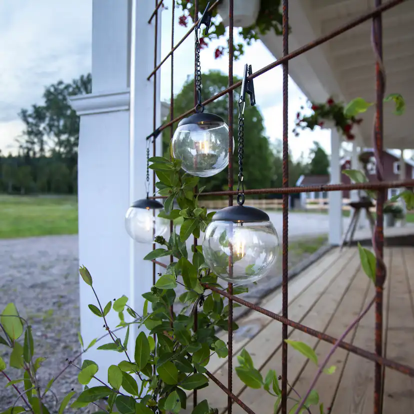 Solcellsdekoration Star Trading 3p Solc Dek GlobeHäng