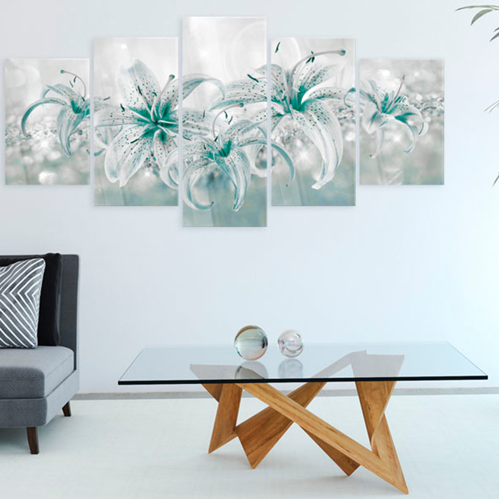 Akrylglastavla Arkiio Sapphire Lilies