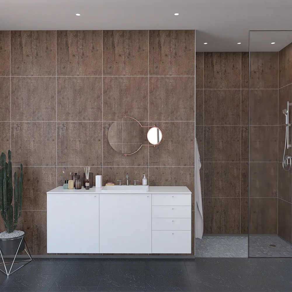 Våtrumsskiva Fibo Rough Wood 7969-LM6060SC