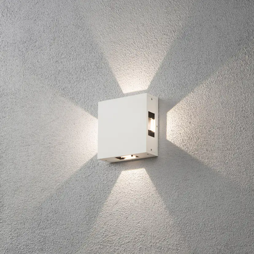 Vägglykta Gnosjö Konstsmide Cremona 4x3W High Power LED