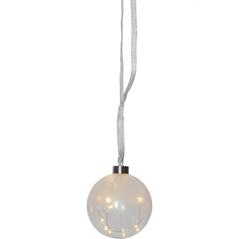 Glasdekoration Star Trading Glow Batteridriven