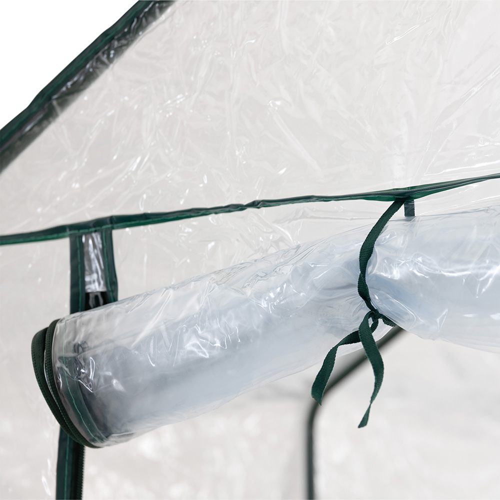 Plastväxthus Metalcraft 8 hyllor Transparent