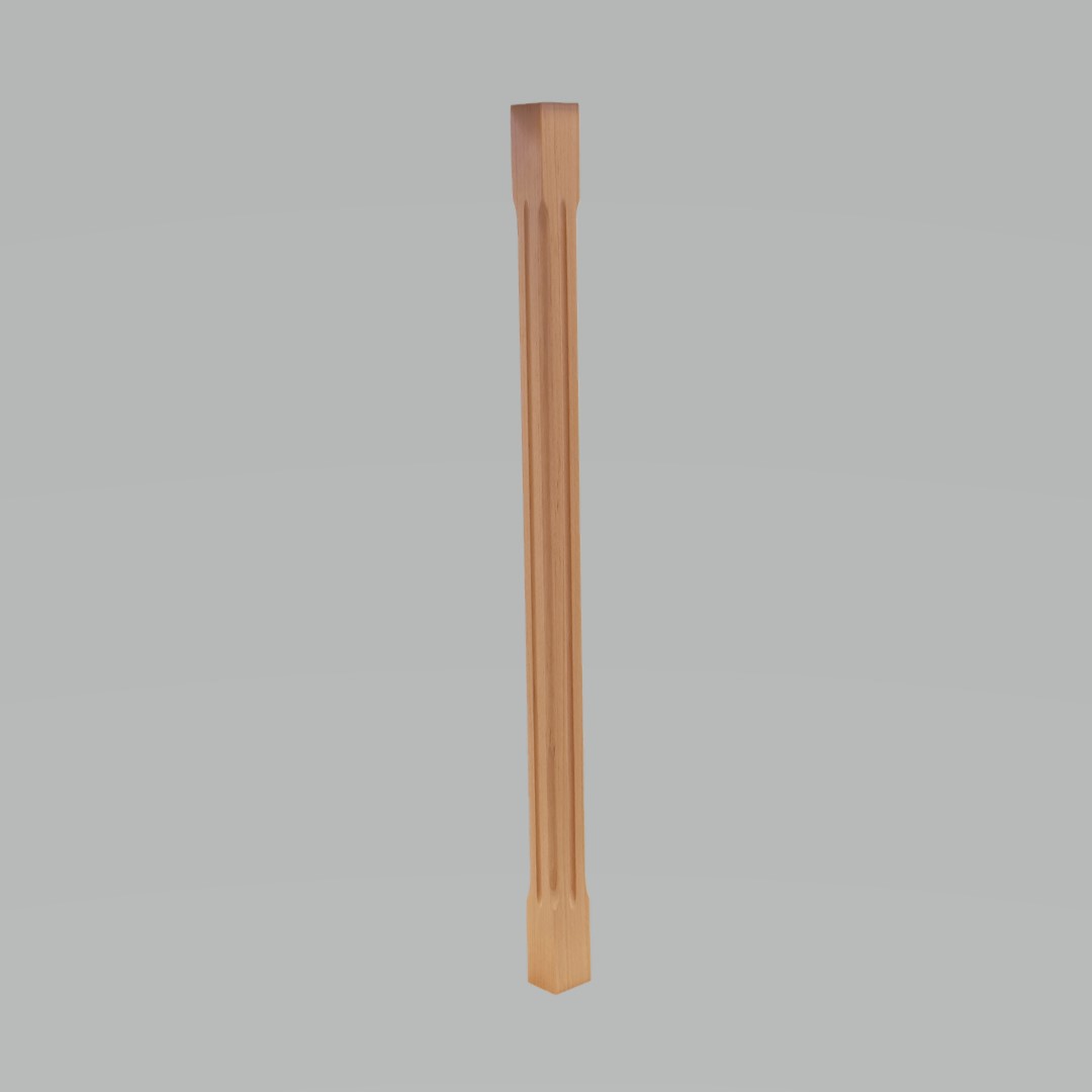 Räckespinne Västeräng L:825 obehandlad Obehandlad Bok, L: 825 mm