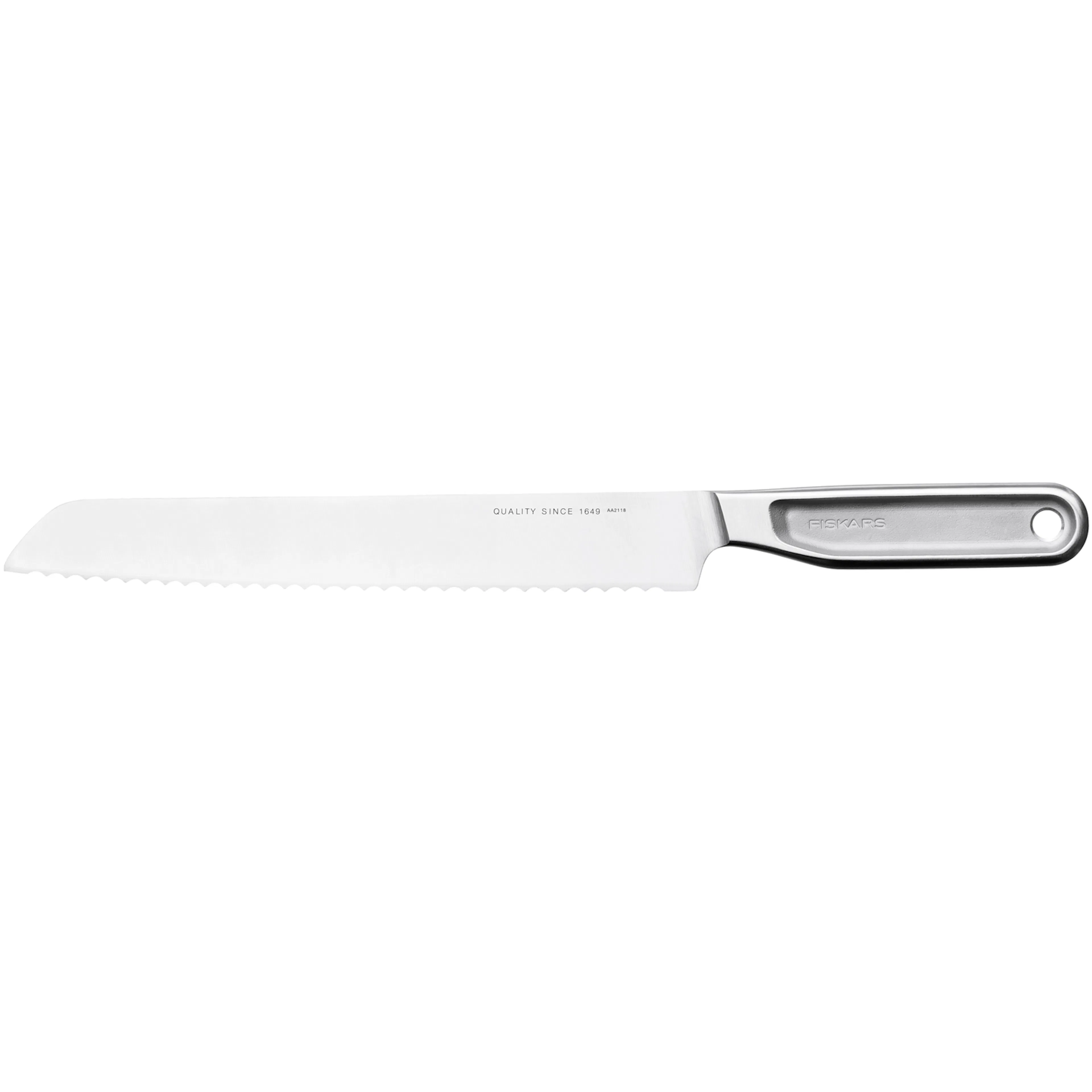 Brödkniv 22 cm Fiskars All Steel – Tandad Kniv i Rostfritt Stål
