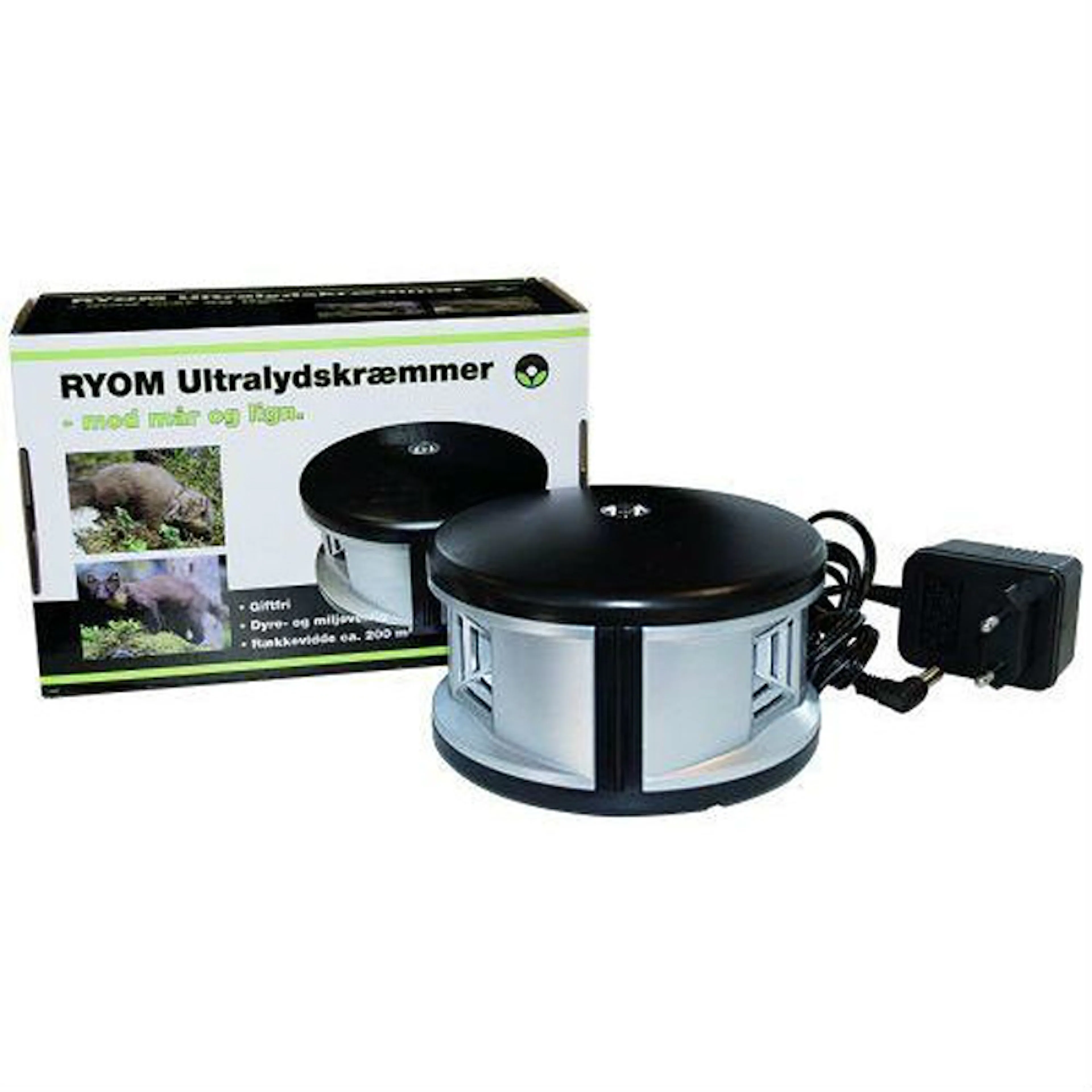 Ultraljudsskrämmare Ryom 230V för Muskontroll upp till 200 m²