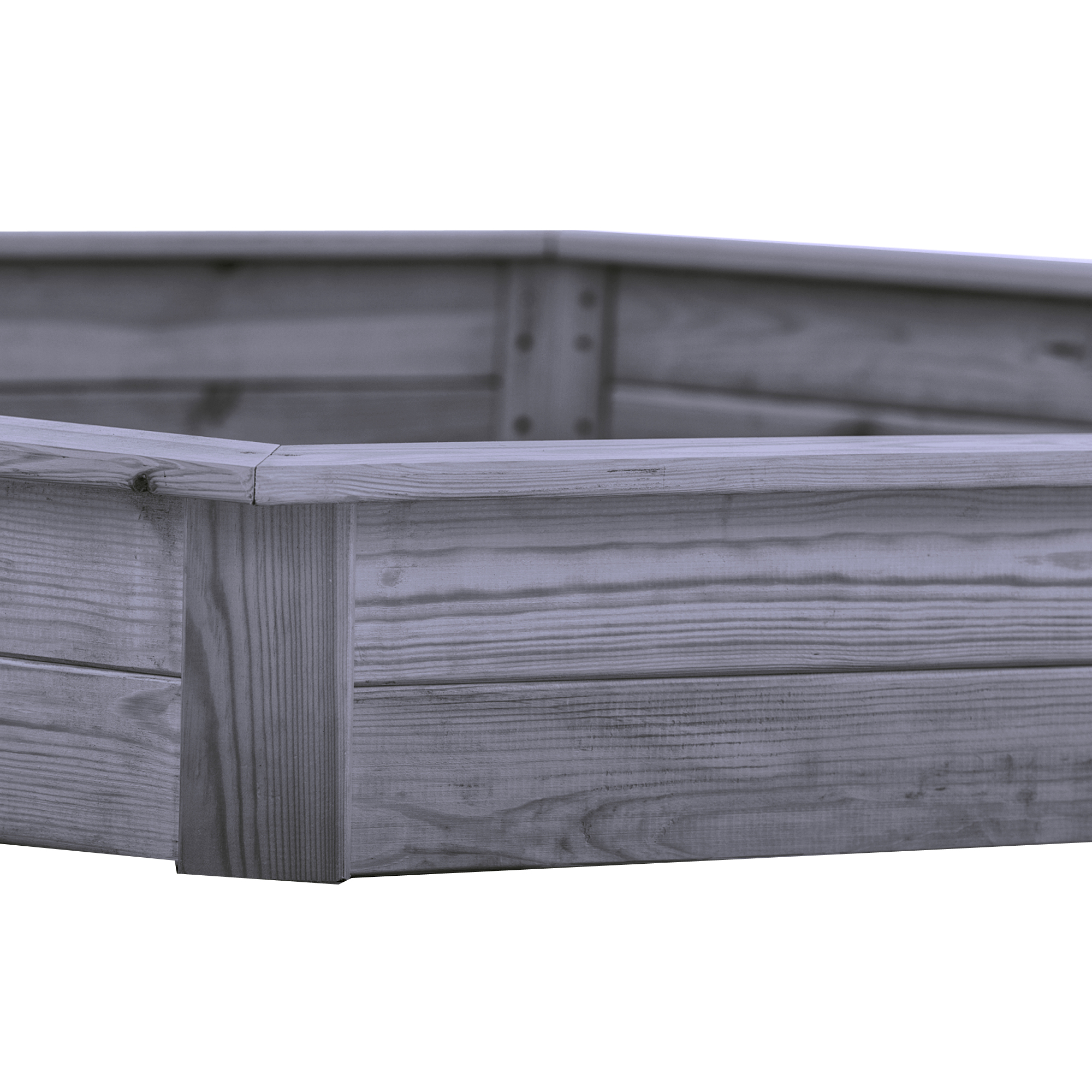 Sandlåda Nordic Play Grå Grundmålad