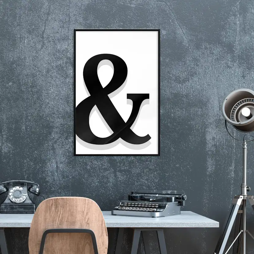 Poster Artgeist Affisch Decorative Letter