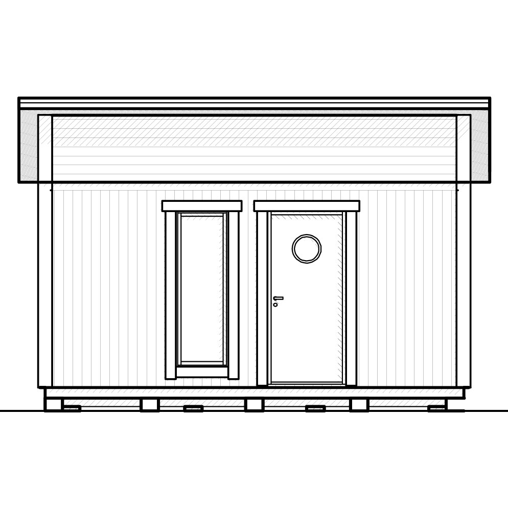 Attefallshus Vibostugan Njuta Funkis 20-1