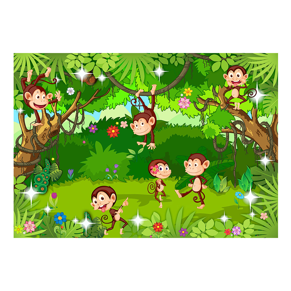 Monkey Tricks 400x280 Storlek: 400x280 cm