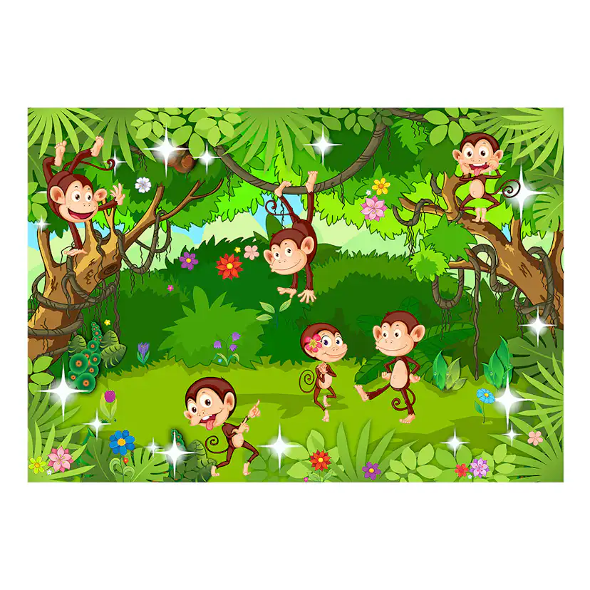 Monkey Tricks 400x280 Storlek: 400x280 cm