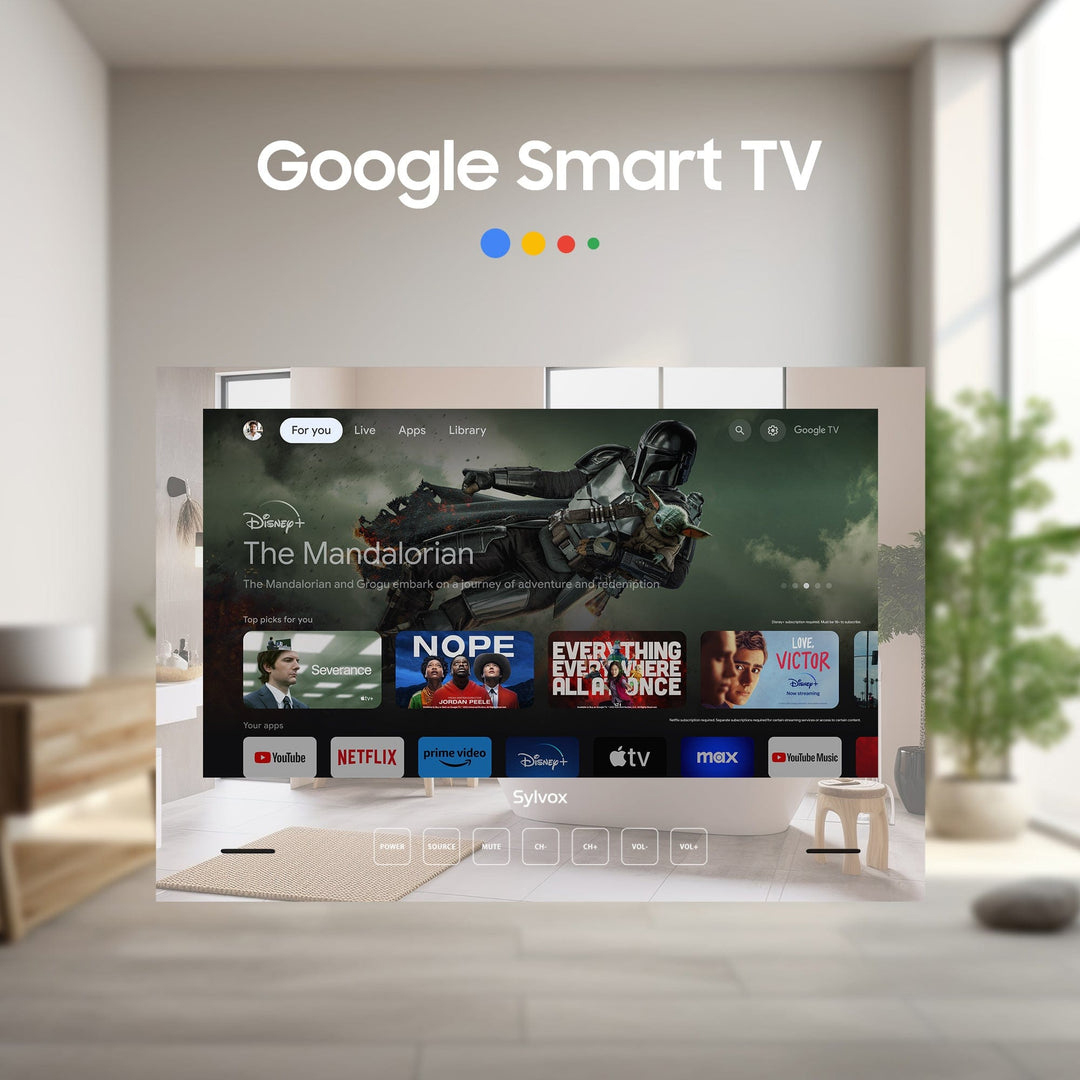 Smart Badrumsspegel TV Sylvox Vattentät 24tum