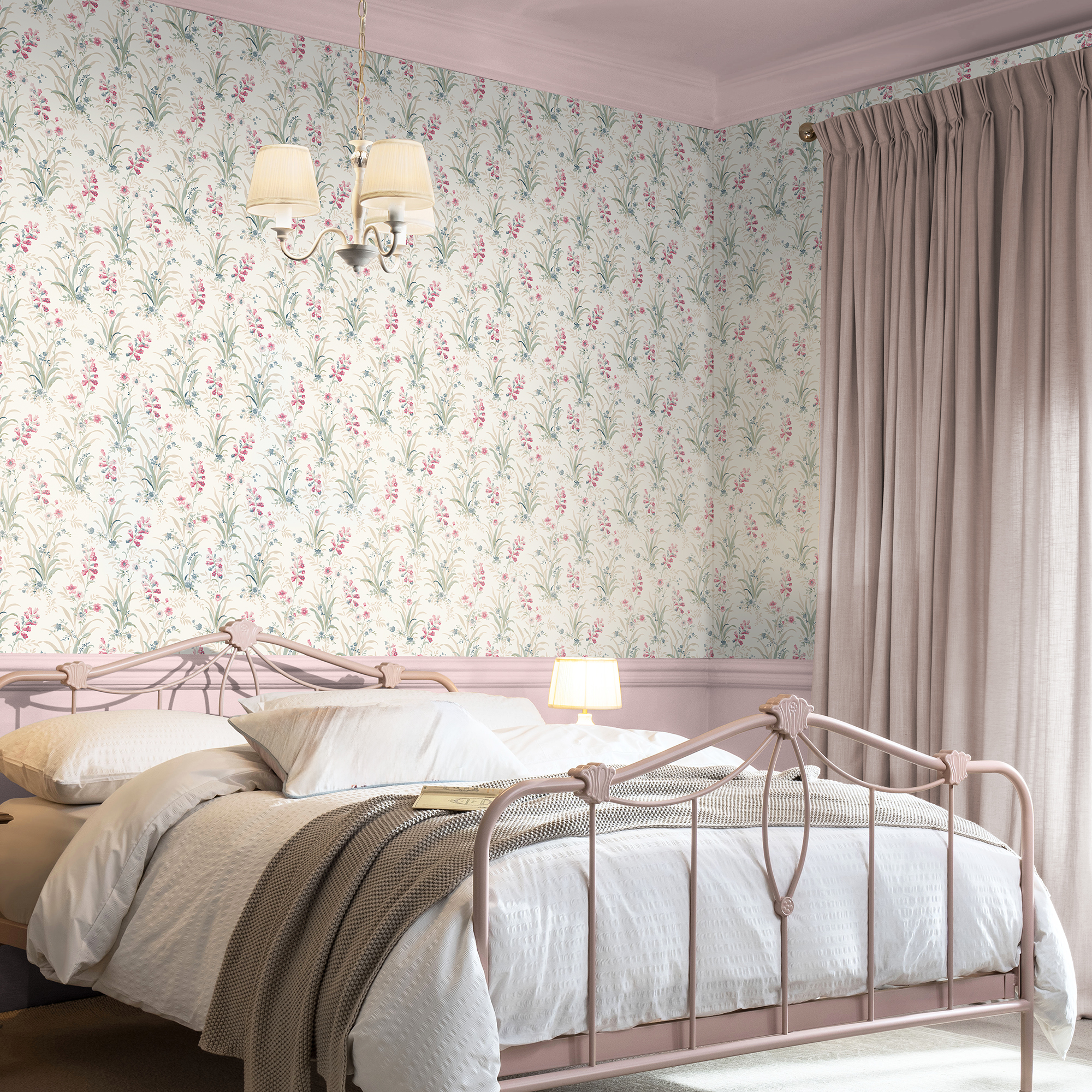 Tapet Laura Ashley Mosedale Posy Soft Natural 122750