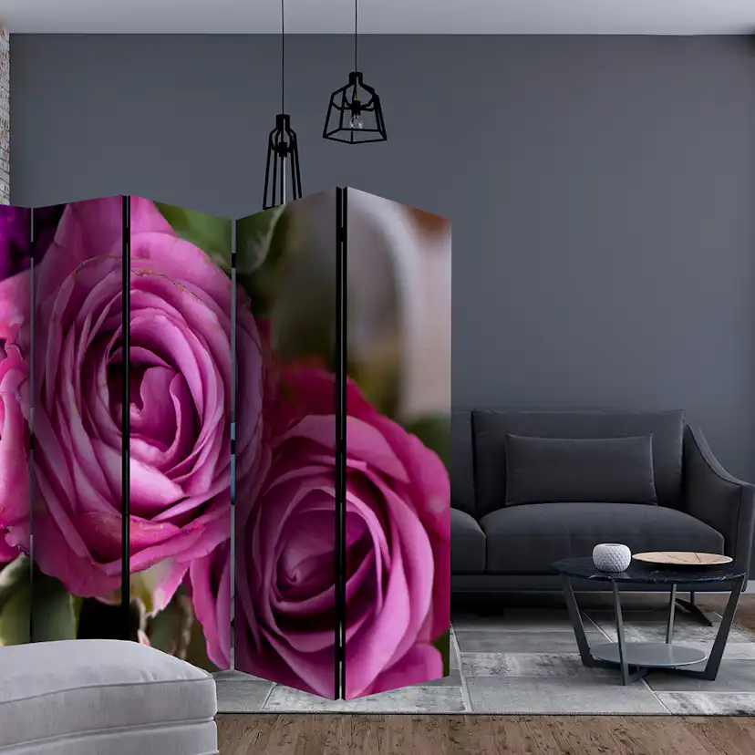 Rumsavdelare Arkiio Bunch Of Lila Flowers II 225x172 cm
