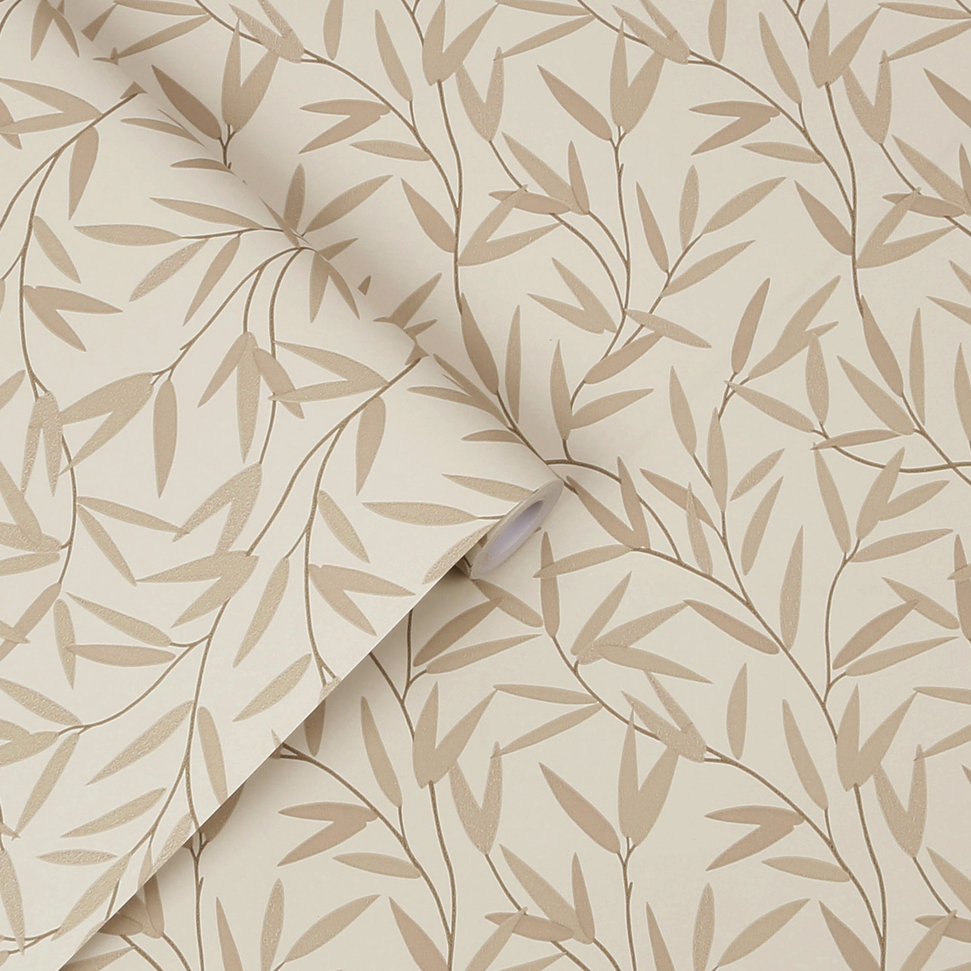 Tapet Laura Ashley Willow Leaf Naturel