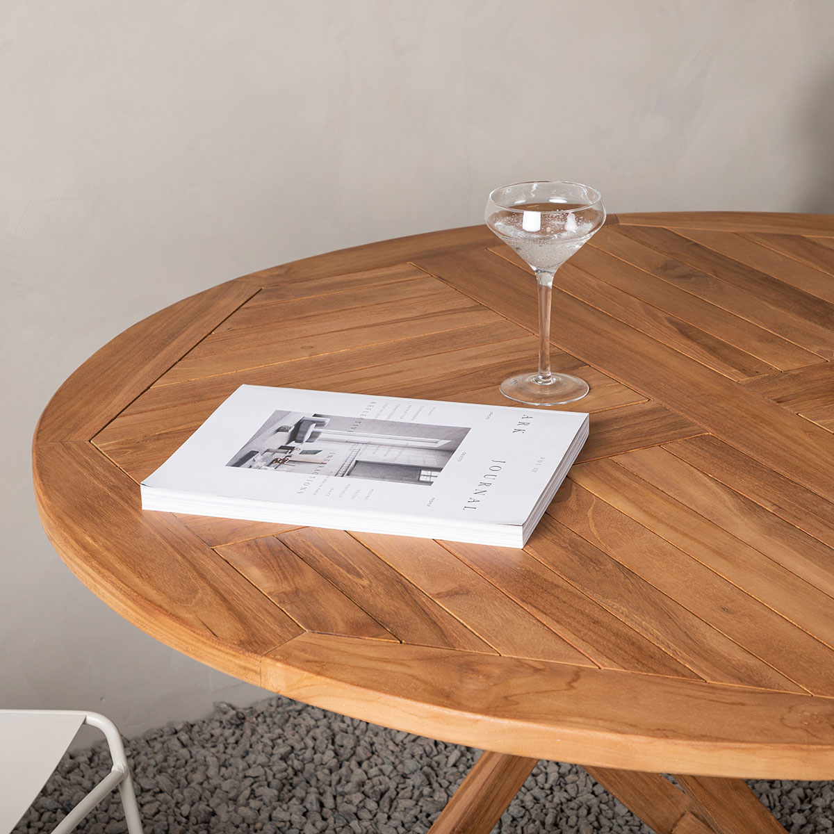 Utebord Venture Home Kenya Teak Ø120 cm