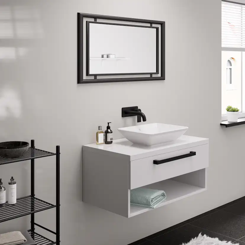 Tvättställsblandare Hansgrohe Vernis Shape för Inbyggnad Mat Mattsvart